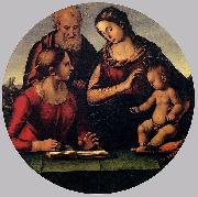 The Holy Family with Saint Luca Signorelli